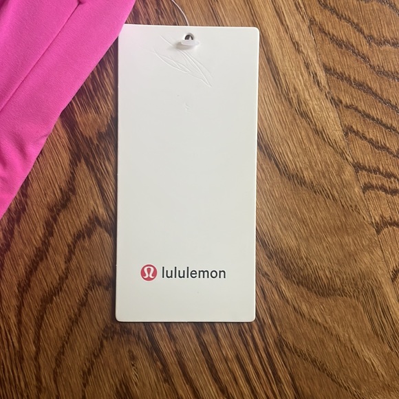 Pink lululemon shorts! Only worn 2 times!!!Size 6. - Picture 2 of 5